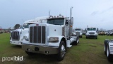 2011 Peterbilt 389 Truck Tractor, s/n 1XPXD40X9BD126570: T/A, Day Cab, Cumm