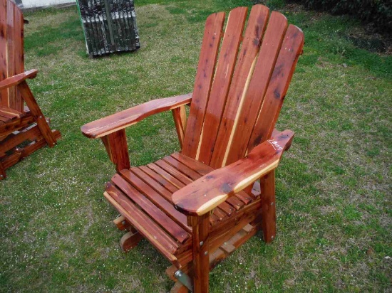 Cedar Glider Rocker