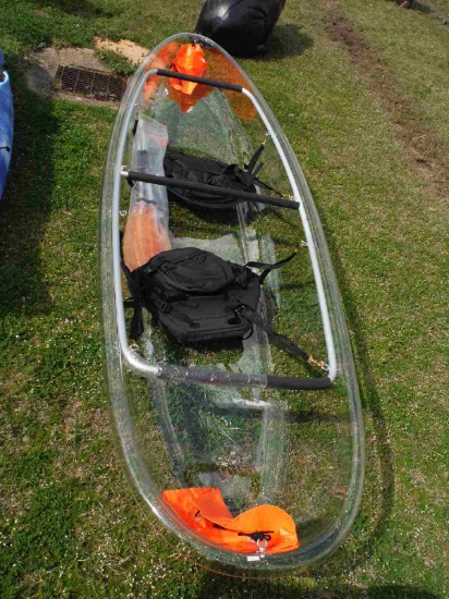 Clear 2-person Canoe