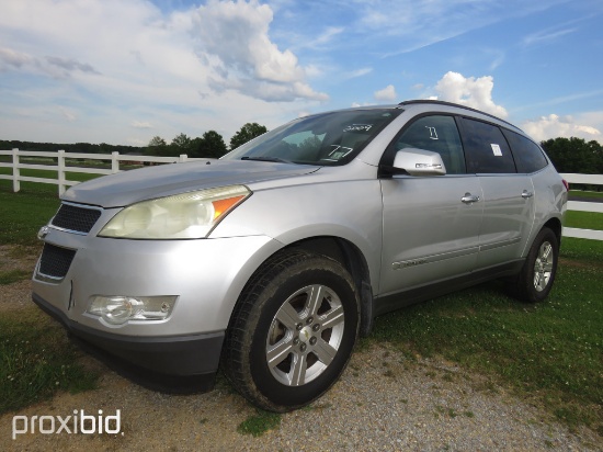 2009 Chevy Traverse SUV, s/n 1GNER23DX9S101481: 4-door,  Transmission Issue
