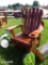 Amish-built Cedar Glider Rocker