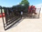 Unused 2020 Greatbear 20' Bi-Parting Wrought Iron Gate: Deer Artwork