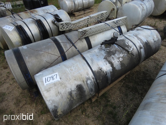 (2) Aluminum Tanks