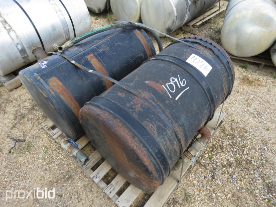 (2) Steel Tanks