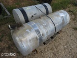 (2) Aluminum Tanks