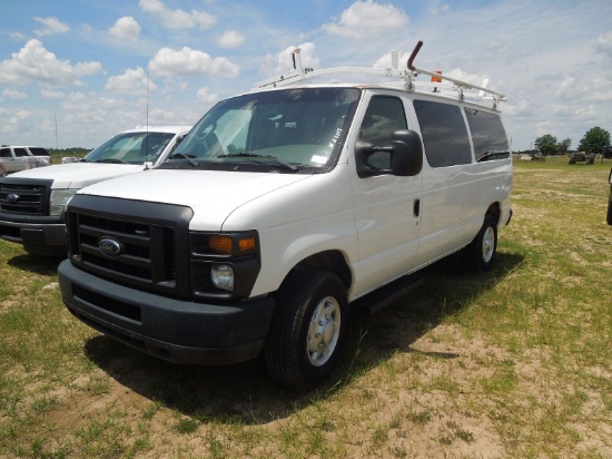 2008 FORD E350 VAN WHITE VIN 1FTSE34L28DB14506