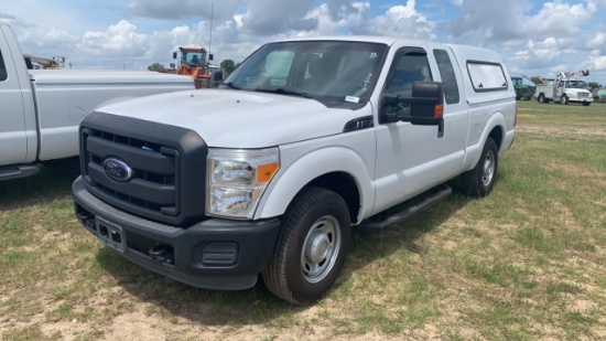 2012 FORD F250 TRUCK WHITE VIN 1FT7X2A61CEB54667