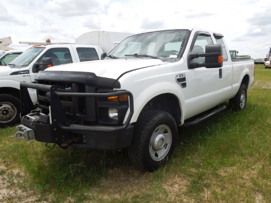 2008 FORD F250 TRUCK WHITE MILES AS SHOWN 226167 VIN 1FTSX21528EB24313