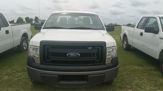 2013 FORD F150 REG CAB PICK UP, WHITE, SHOWING 125,711 mi.,            s/n