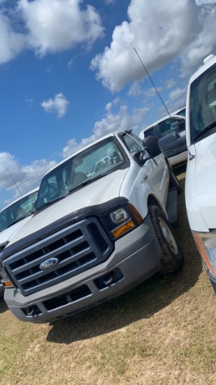 2006 Ford F250, White, Vin - 1FTNX20566ED26759, Showing 58,678 Miles, ALPCO