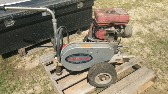 SIMPSON PRESSURE WASHER  S/N 10321