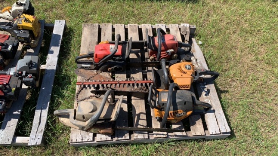 Pallet of Chainsaws & Edger ( 5 total Items)
