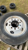 (2) FIRESTONE TIRES 295/75R22.5