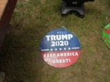 TRUMP 2020 METAL SIGN