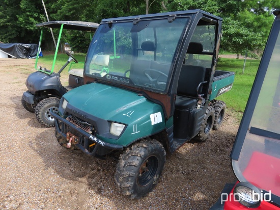 2008 Polaris Ranger 6x6 Utility Vehicle, s/n 4XARF68A884723211 (No Title -