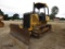 2005 John Deere 450J Dozer, s/n JX114906: Canopy, 6-way Blade, Meter Shows