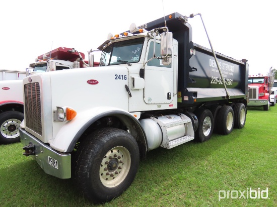 2016 Peterbilt 367 Tri-axle Dump Truck, s/n 2NPSX7TX8GM339133 (Title Delay)