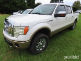 2011 Ford F150 4WD Pickup, s/n 1FTFW1EF8BFA17592: Lariat, 4-door, Auto, Odo