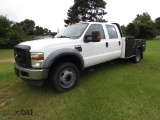 2008 Ford F450 Truck, s/n 1FDXW46R48EC90862: 4-door, Powertroke V8 Turbo Di