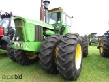 John Deere 7520 MFWD Tractor, s/n T923R001709R: Articulated, Encl. Cab, Fro