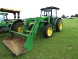 2014 John Deere 5055E MFWD Tractor, s/n 1LV5055EKE4240259: Encl. Cab, JD 54