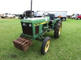 John Deere 750 Tractor, s/n CH0750S008542: 2wd