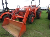 1995 Kubota L2600DT MFWD Tractor, s/n 50095: 26hp, Loader, Meter Shows 503