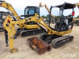 2015 Cat 302.4D Mini Excavator, s/n LJ600198: No Bucket, Meter Shows 1526 h