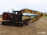 2018 Cat 313F Excavator, s/n DJE10376 (Salvage): Burned