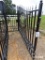 Unused 2021 Greatbear 20' Bi-parting Wrought Iron Gate: Deer Artwork