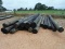 Lot of Wood Power Pole Cutoffs: Various Lengths and Diameters