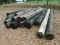 Lot of Wood Power Pole Cutoffs: Various Lengths and Diameters