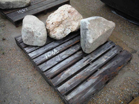 Lot of (3) Rocks