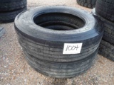 (2) Bridgestone 285/75R24.5 Truck Tires