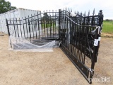 Unused 2021 Greatbear 20' Bi-parting Wrought Iron Gate