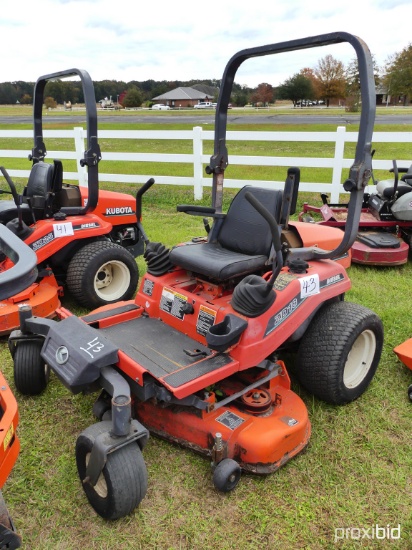 Kubota ZD18F Zero-turn Mower, s/n 61194: Meter Shows 1650 hrs