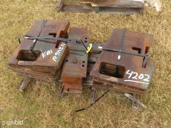 Pallet of Kubota Tractor Weights