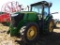 2012 John Deere 7200R MFWD Tractor, s/n 1RW7200RLCR008667: Front 3PH, No Du