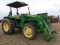 John Deere 5055E Tractor, s/n 1PY5055ECBB007555: Front Loader, 2893 hrs