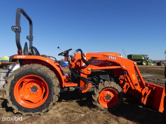 2021 Kubota L3301HST MFWD Tractor, s/n MJD86504: LA525 Loader w/ Bkt., Hyd