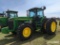 John Deere 8300 MFWD Tractor, s/n RW8300P006982: C/A, Powershift, 18.4R42 R