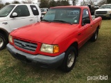 2001 Ford Ranger Pickup, s/n 1FYR1DU41TA53673: Auto