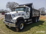2012 Mack GU713 Tandem-axle Dump Truck, s/n 1M1AX09Y7CM011566: Mack MP8-425