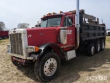 1990 Peterbilt 379 Tri-axle Dump Truck, s/n 1XP5DR9X0LD301314: Detroit Eng.