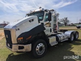 2016 Cat CT660 Truck Tractor, s/n 3HSJGTKT7GN743868: T/A, Day Cab, Fuller 1