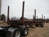 Pitts 4-bolster Log Trailer (No Title - Bill of Sale Only)