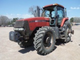 CaseIH MX285 MFWD Tractor, s/n AJB0356101: C/A, Rear Duals, Meter Shows 896