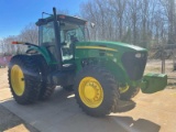 John Deere 7830 MFWD Tractor, s/n RW7830R008257 (Selling Offsite): Encl. Ca