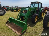 2011 John Deere 7230 MFWD Tractor, s/n 1L07230XEBH679739: Encl. Cab, Front