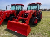 2020 Kubota MX6000HSTC MFWD Tractor, s/n 13499: Cab, LA1065 Front Loader w/